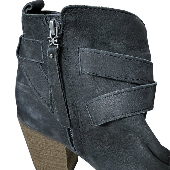Sam Edelman “Morris” Ankle Boots | Black Suede | Size 8M | EUC - Picture 5 of 11